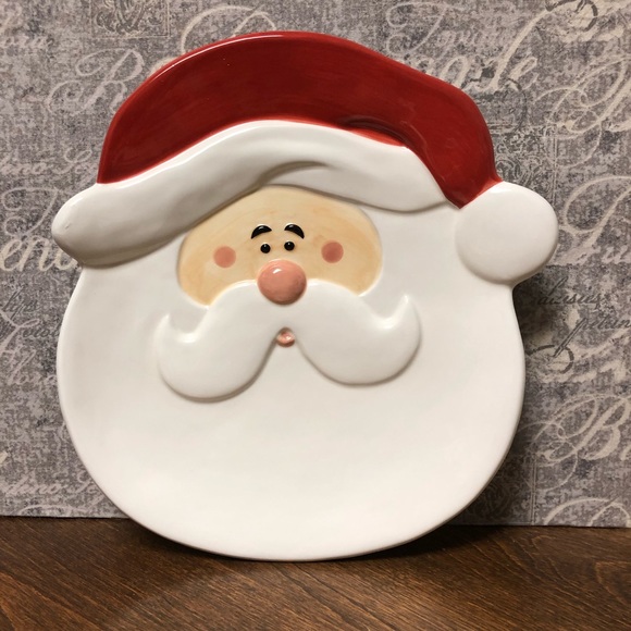 Harry and David Other - Harry and David Santa Head Dessert Plates NIB Listing is for one (1) plate.